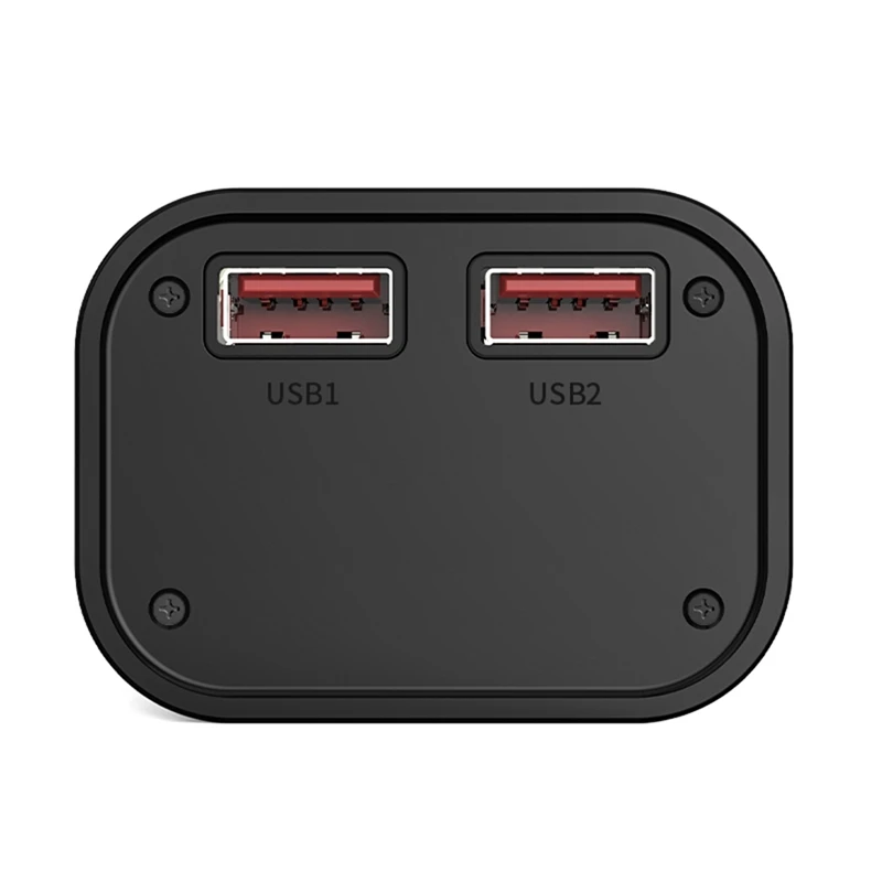 21700 صندوق تخزين البطارية 4 فتحات لتقوم بها بنفسك صندوق بنك الطاقة لشاحن 21700 مخرج USB مزدوج مدخل Typec