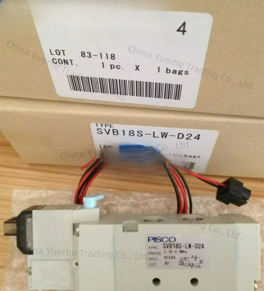 

Solenoid valve SVB18S-LW-D24 SVB22S-LW-D24 in stock