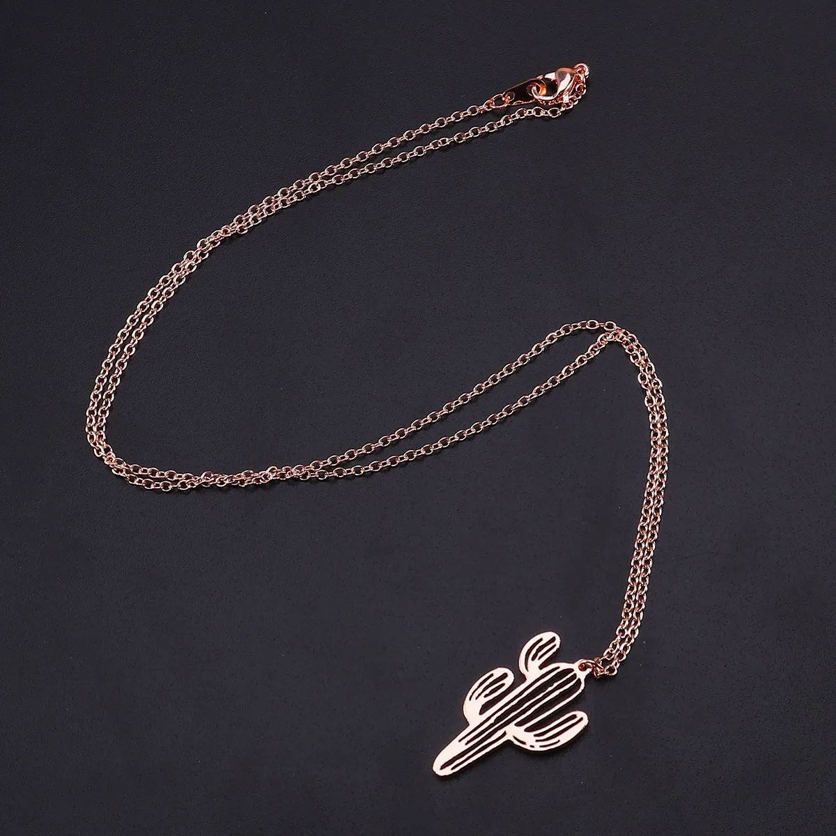 

Cactus Necklace Fashion Charm for Women Stainless Steel Warm and Elegant Woman Jewelry Bachelorette Party