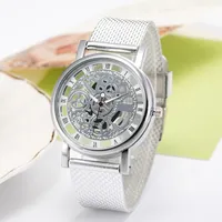 2024 New Fashion Women Gold Luxury Casual Quartz Watch Metal Mesh Stainless Steel Watches Relogio Feminino Ladies Wrist Watches