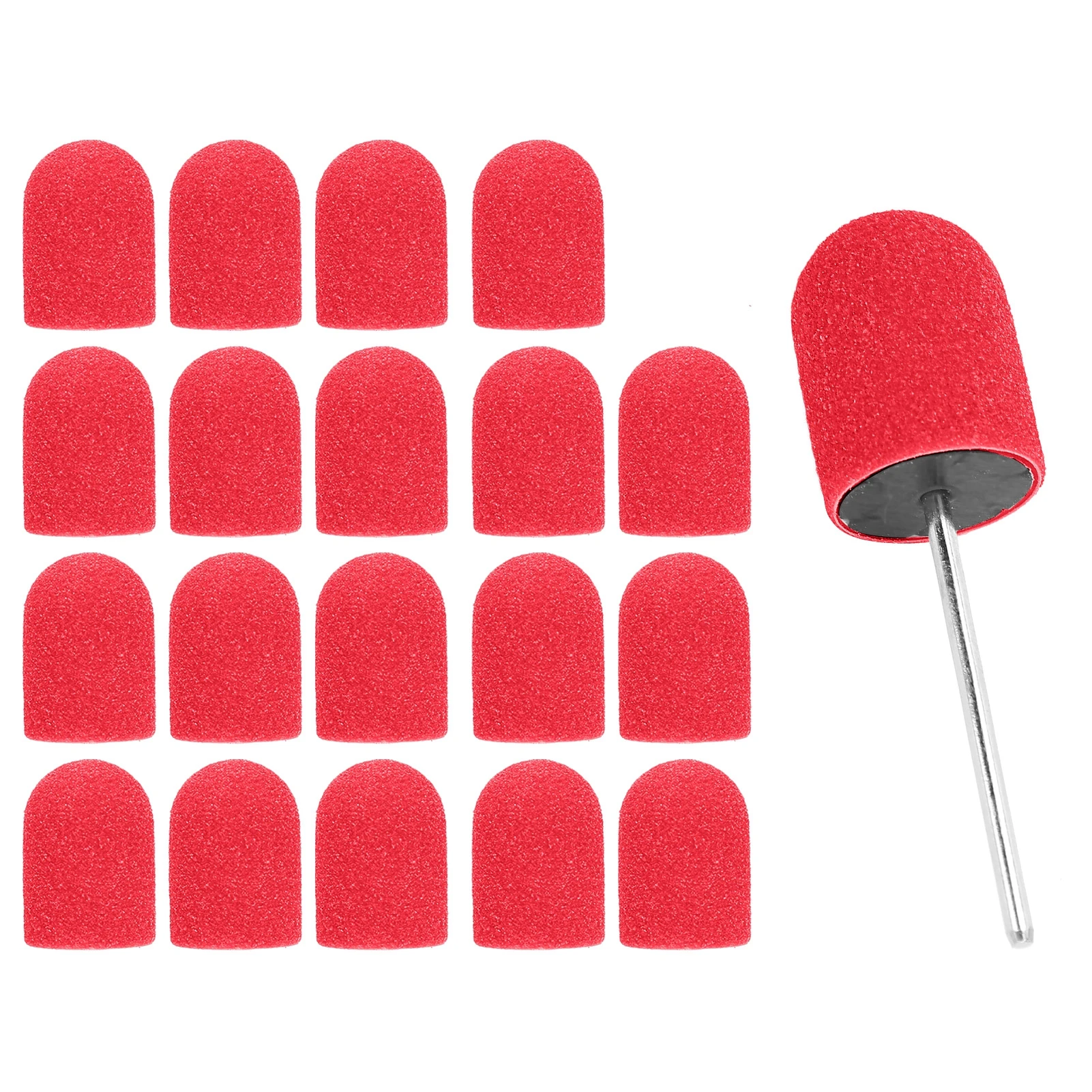 ZK40 Nail Art capuchon de ponçage forets à ongles polissage meulage bandes de ponçage ensemble