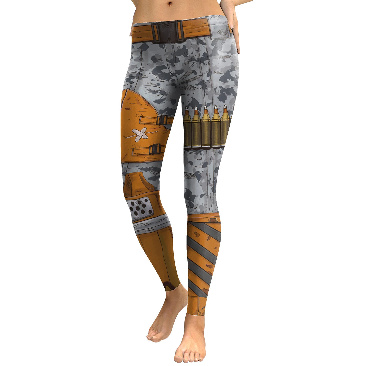 Pantalones de Yoga de otoño para mujer, mallas sexys de cintura media, elásticas, ajustadas, para Fitness, gimnasio, deporte, entrenamiento, novedad de 2025, Leggings de Halloween