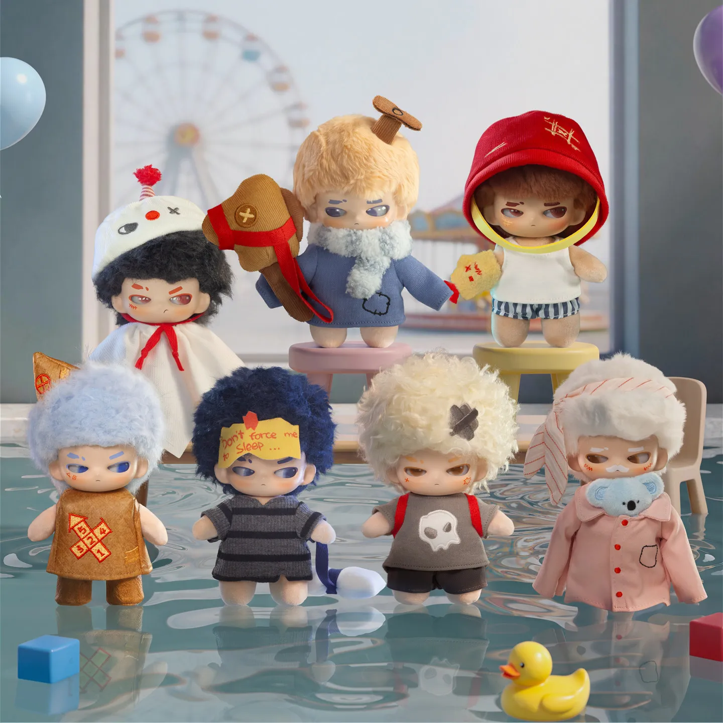 Neekyio Rebel Diary Keychain Blind Box SJD Plush Figure Doll Pendant Desktop Decoration Surprise Bag Charm Accessory Toys Gifts