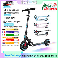 RCB Electric Scooter for Kids 6-12, 150W Motor E Scooter Child , Max 16 km/h, Rainbow Light, Foldable Electric Scooter Children