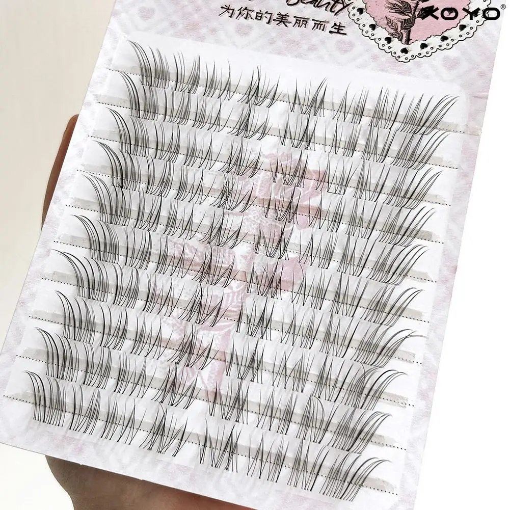 Neue 10 Reihen Einzelne Wimpern Cluster Segmentierte Natürliche Wimpern Wimpern Make-Up-Tool Fliegen Fuchs-stil Verlängerung Falsche U0G0