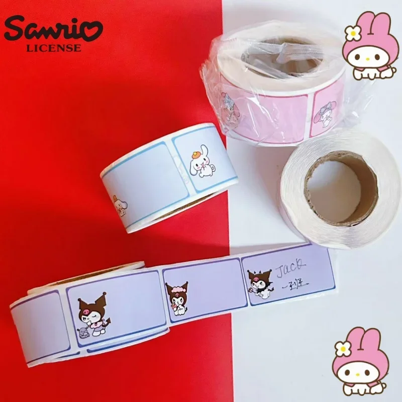 

Sanrio roll type name stickers, student stickers, self-adhesive stickershigh-value handwritten stationery stickers, 300 stickers