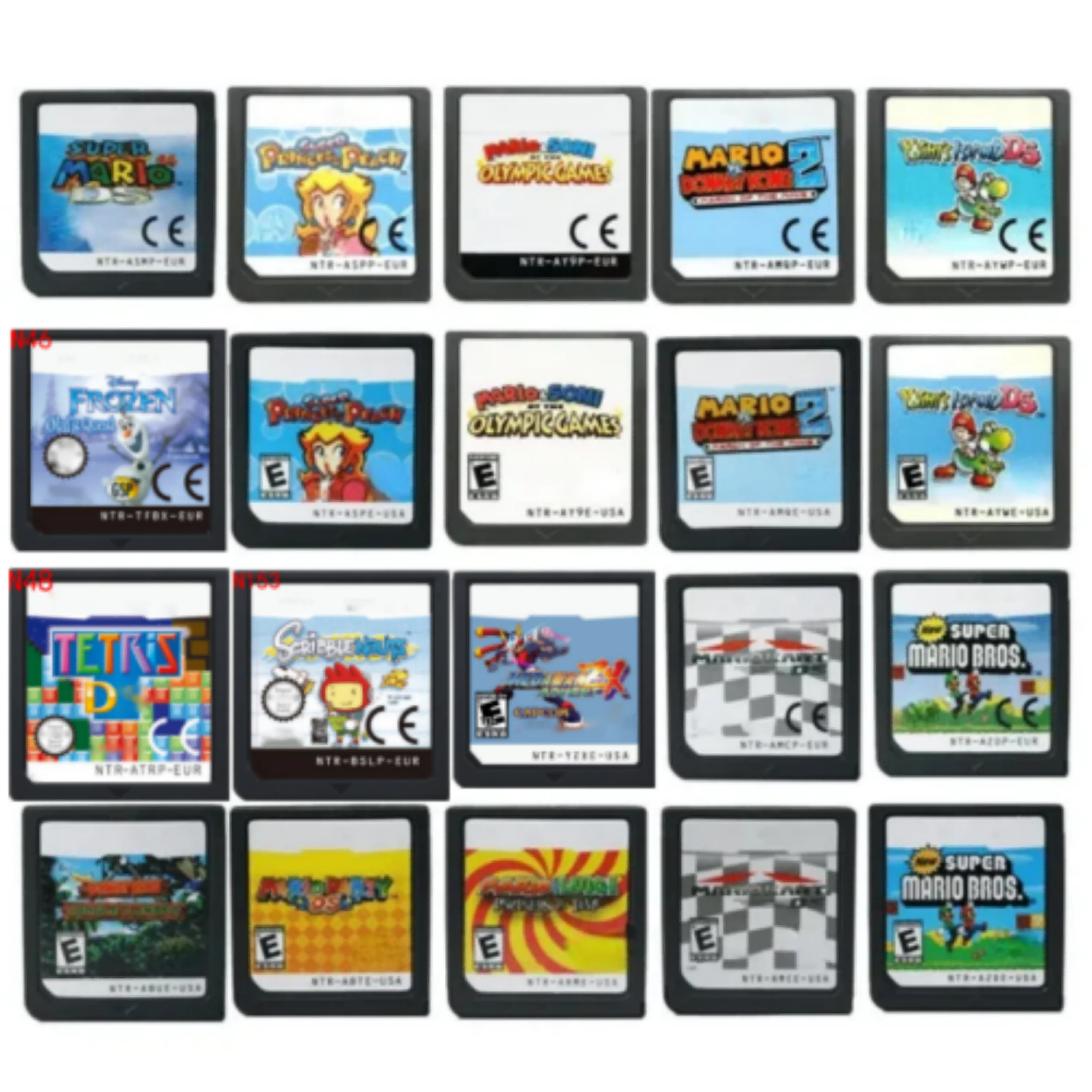 

Картридж серии mMario, карта для игровой консоли Super Bros. Kart Island Partners in Time для NDS 3DS