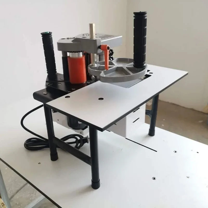 1200W Manual Edge Banding Machine Double Side Gluing Portable Edge Bander Woodworking Edge Banding Machine