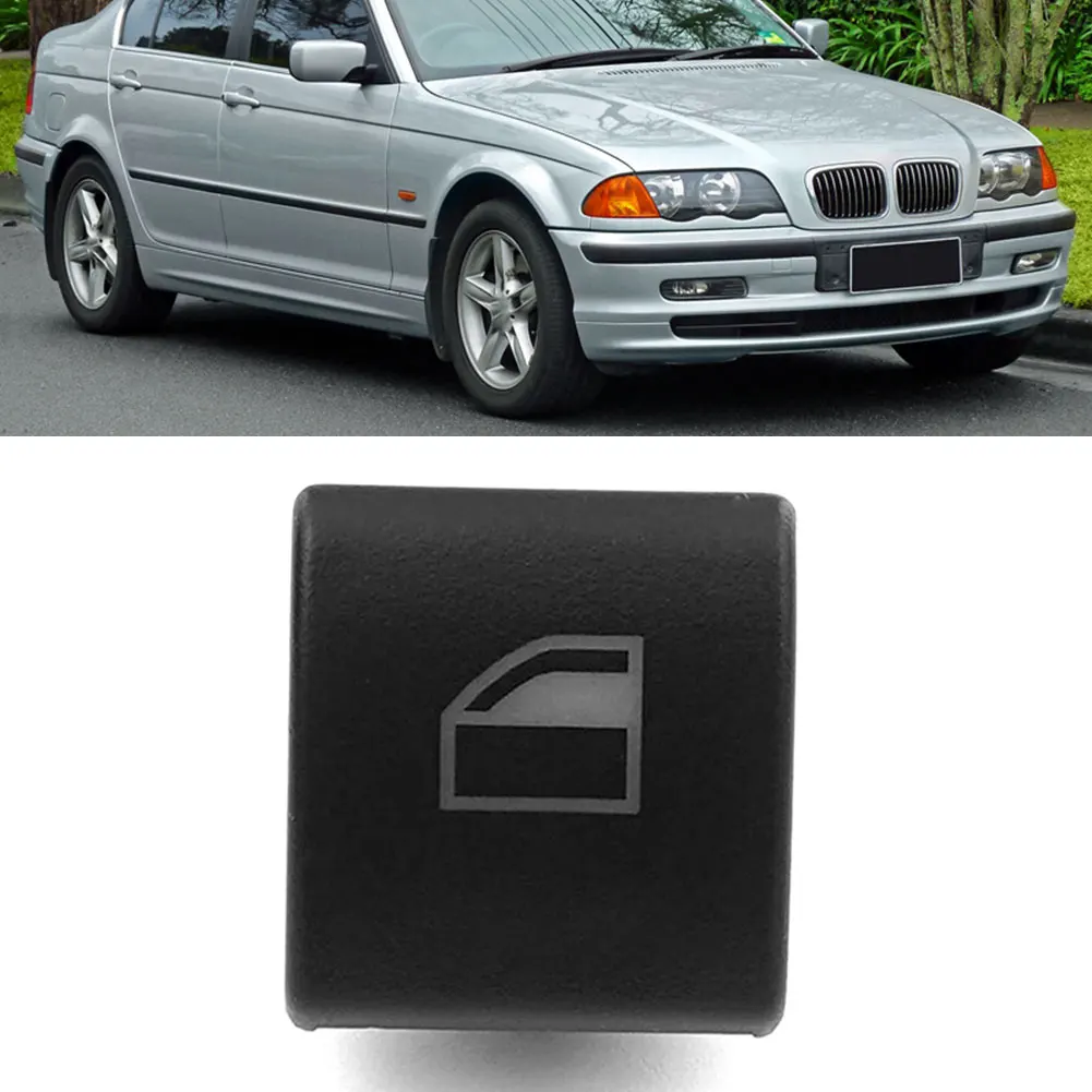 Door Window Glass Switch Buttons Frame Cover For BMW 3 Serisi E46 97-20 61318381514 Glass Switch Button Cover Front L Or R