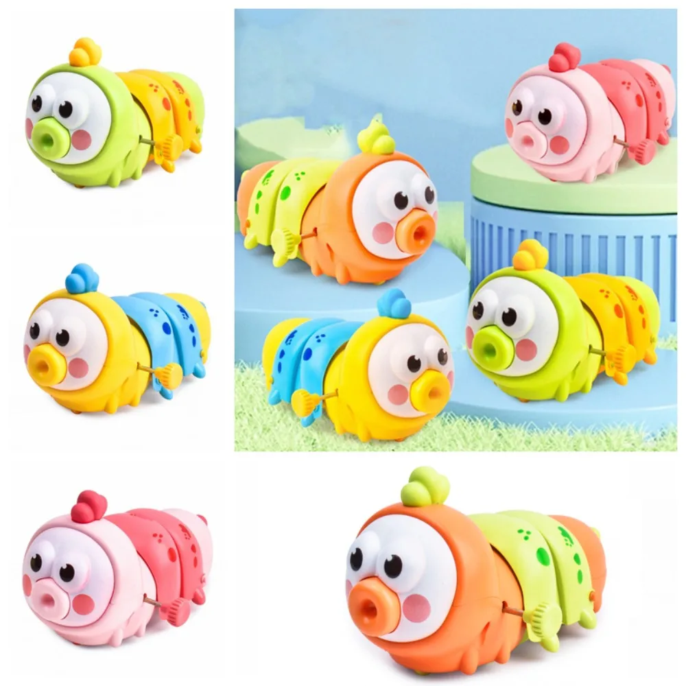 Chain Winding Caterpillar Puzzle Winding Toy Running Swinging Movable Crawling Caterpillar Toy Animal Telescopic