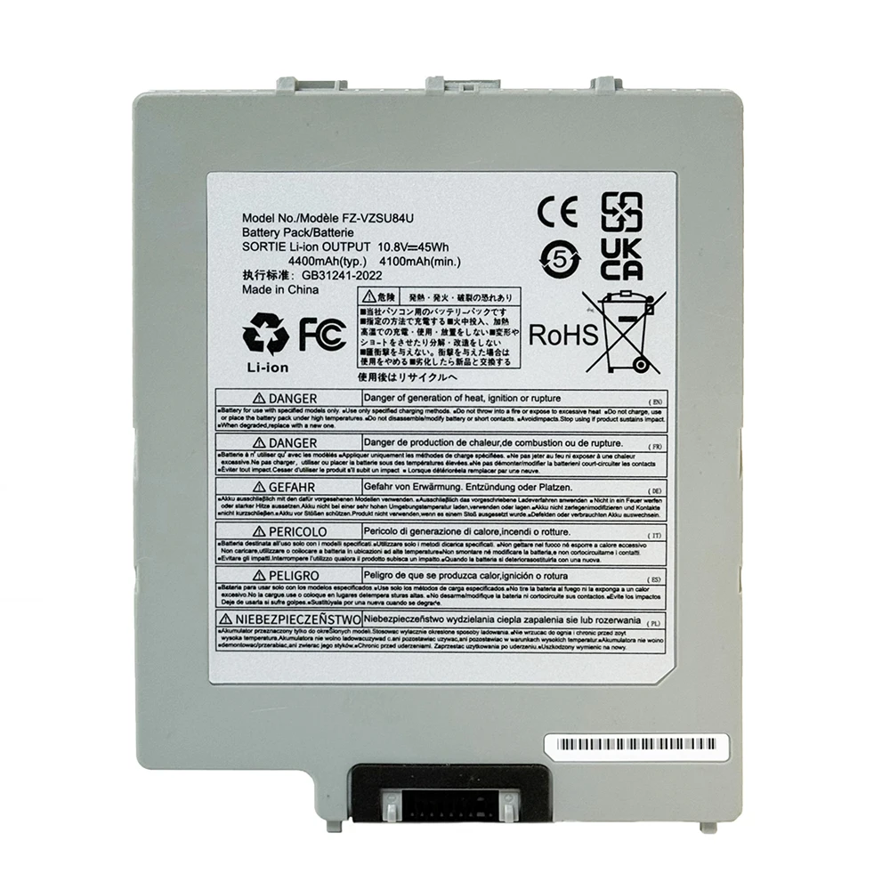 FZ-VZSU84U FZ-VZSU84R 10.8V 45wh 4400mAh Laptop Battery For Panasonic FZ-G1  FZ-G1AABDXER Tablet PC Battery Pack