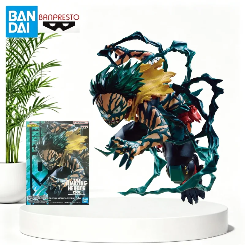 Original BANDAI BANPRESTO THE AMAZING HEROES DX IZUKU MIDORIYA OVERLAY Action Figure Toys My Hero Academia DEKU Model AS