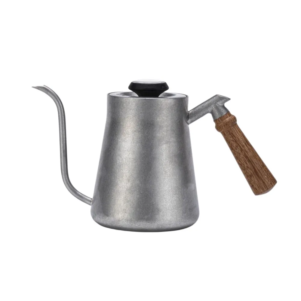 

Brand New Durable Cafes Coffee Shops Coffee Pots Coffee Drip Kettle Practical Silver\\Black\\White\\Green Useful