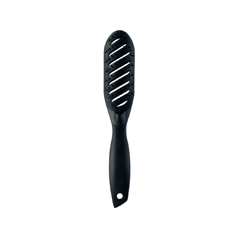 Styling Curly Hair Brush Salon Scalp Massager Comb Detangling Drying Brush Anti Static Curved Vent Brush Hairdressing Styling view 3