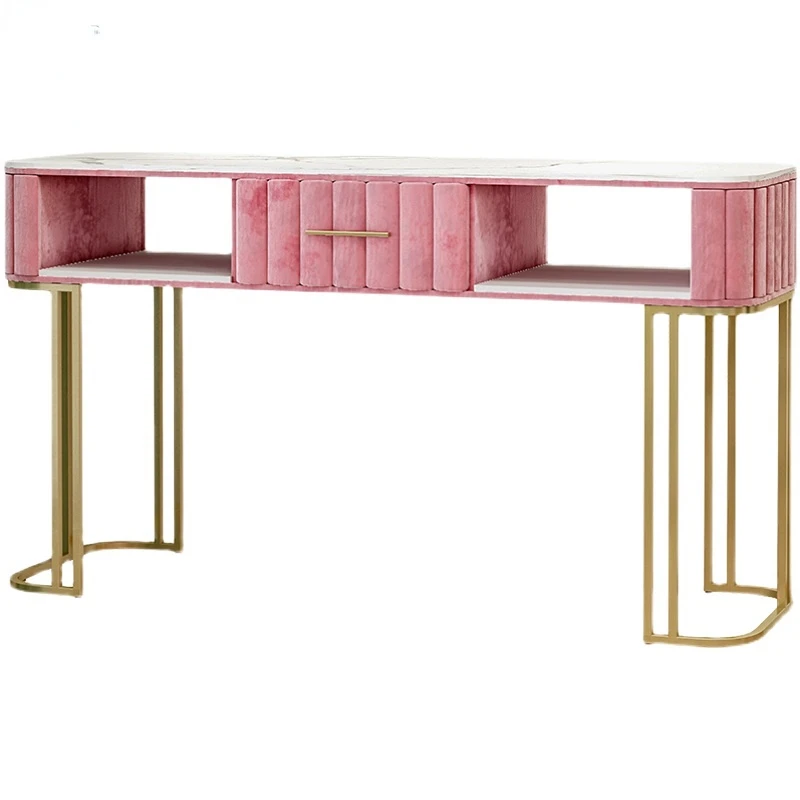 

Nordic Nail Tables Chair Set Modern Double Professional Manicure Table home salon furniture Designer beauty salon Manicure