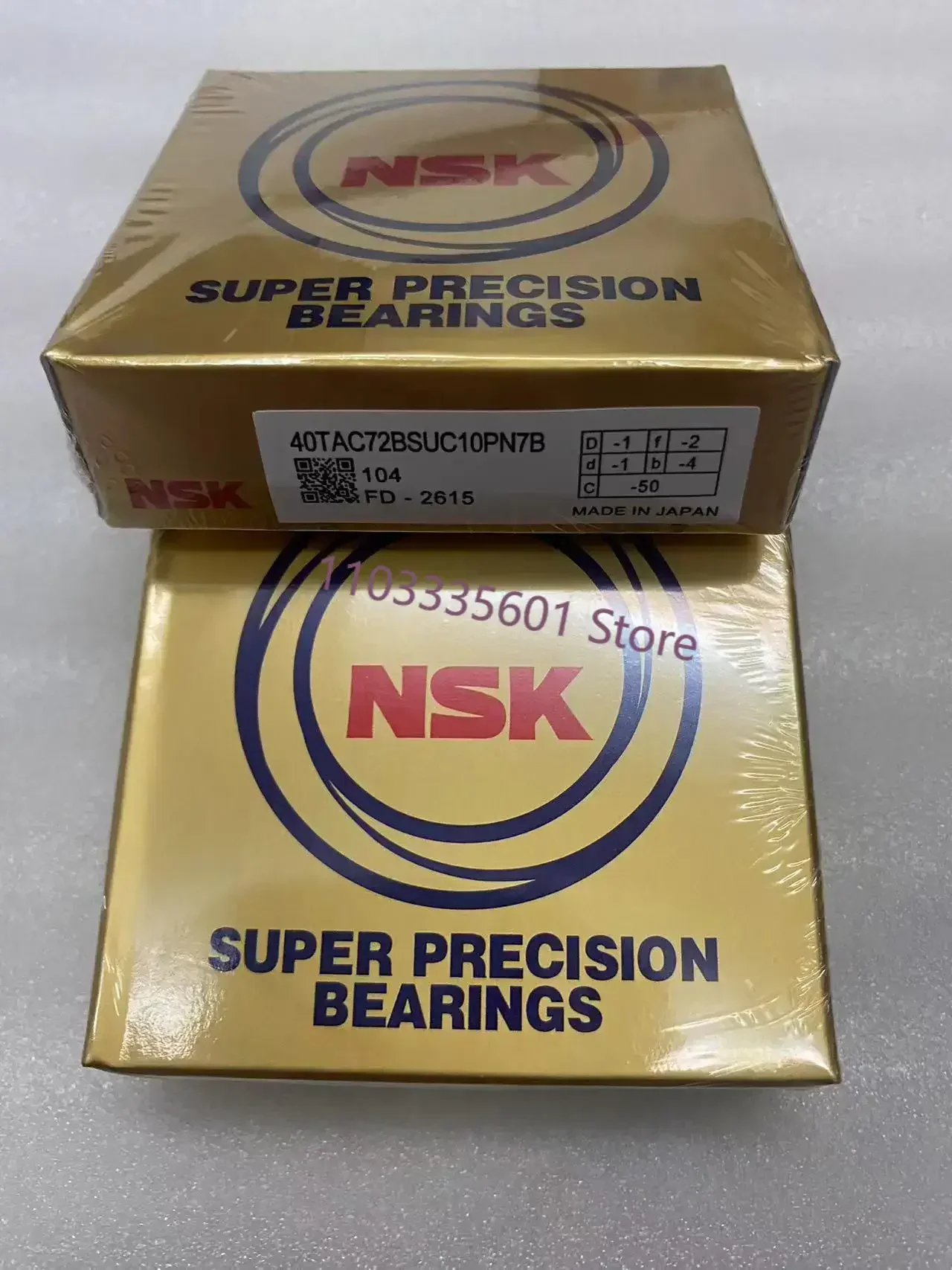 Japan NSK Ball Screw Bearing 17/15/20TAC47 25 30 35 40 45 50 TAC 52 62 72 90 100 BSUC10PN7B CSUHPN7C