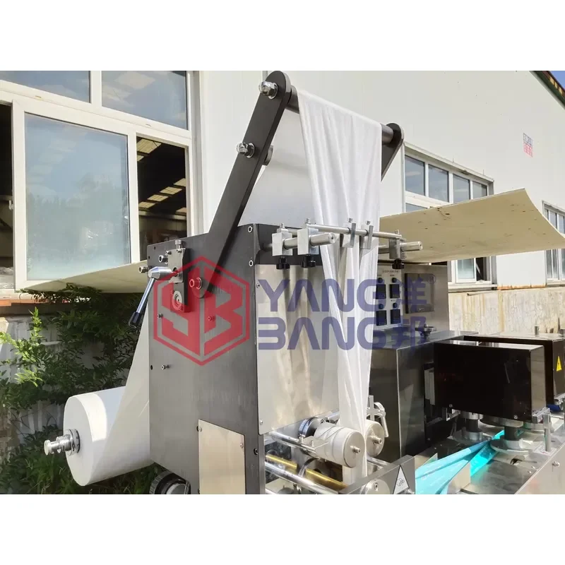 YB-SJ260 high-quality automatic wet tissue making machine single-fold wet tissue packaging manufacturing machine