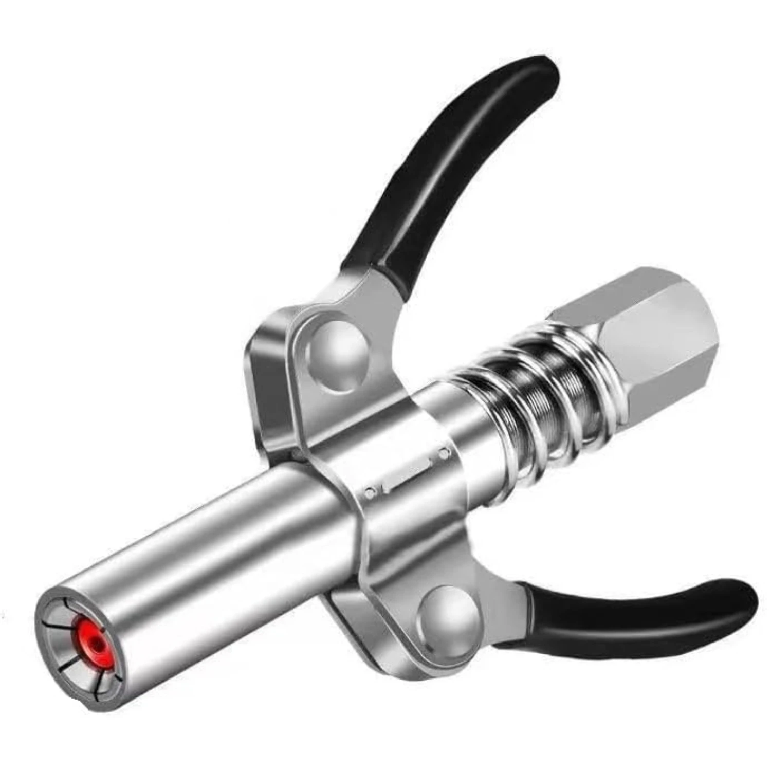 Grease Gun Coupler Dual Handle Design Grease Gun Coupler for Quick Locking and Release of Oil Gun and Connector