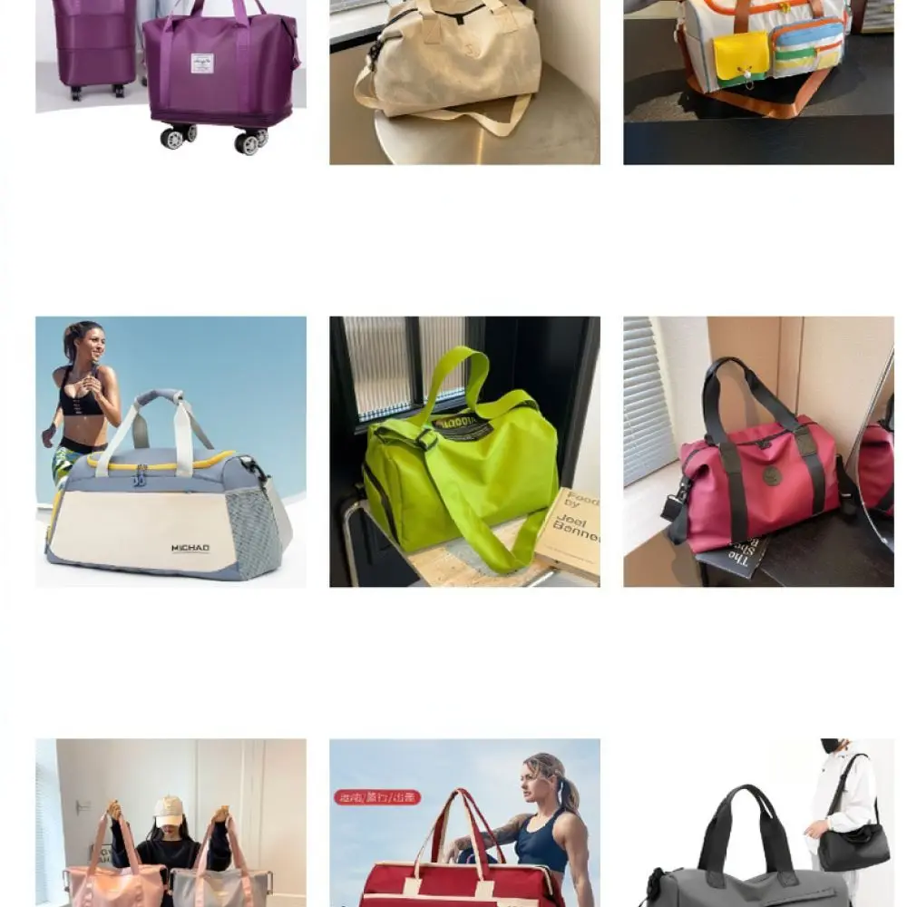 Large Capacity Gym Tote For Weiyalu Sport Fitness Bag Waterproof Travel Duffel Dry Wet Separation Yoga Workout Pack