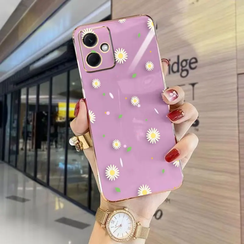 Cover Smooth E-TPU Phone Case Redmi NOTE 7 8 9 9S 9T 10 11 11S 12 12S PRO PLUS 4G 5G Case Beautiful Little Fragmented Flowers