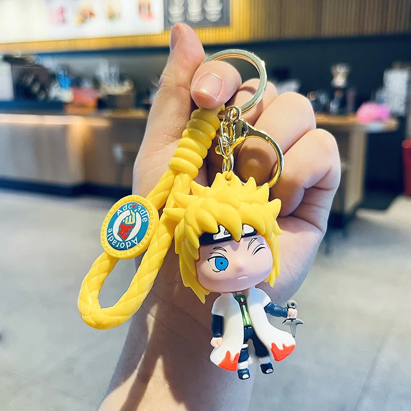 Breloczek Naruto Anime Śliczna Figurka z Kreskówki Akcesoria do Plecaka Samochodu Prezent dla Pary Hurt