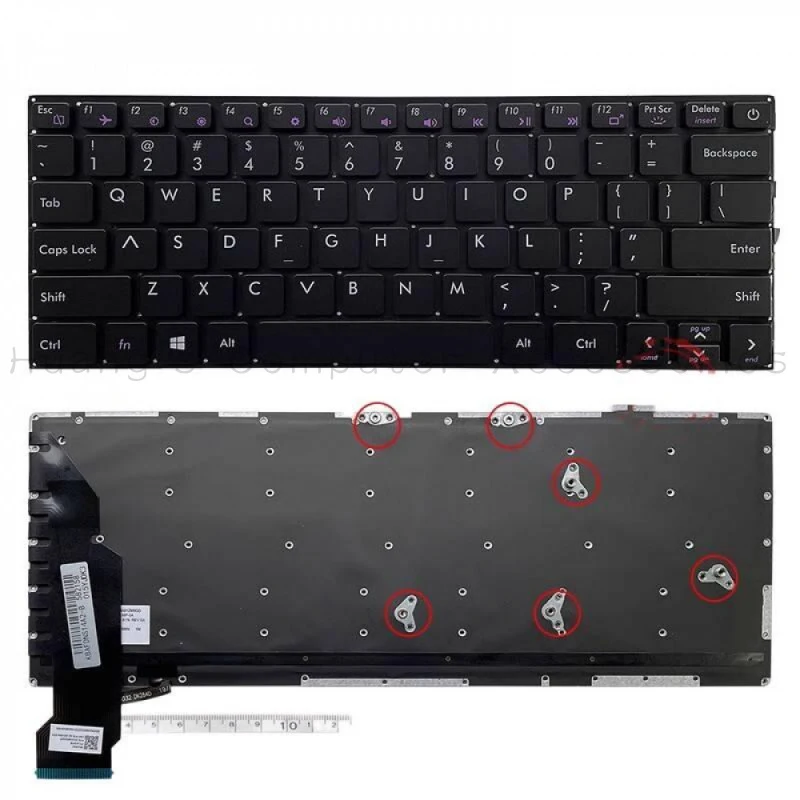 S+Original New US Backlit Keyboard For AVITA Liber NS14A6 Laptop DK-284-1 342840016 Replacement