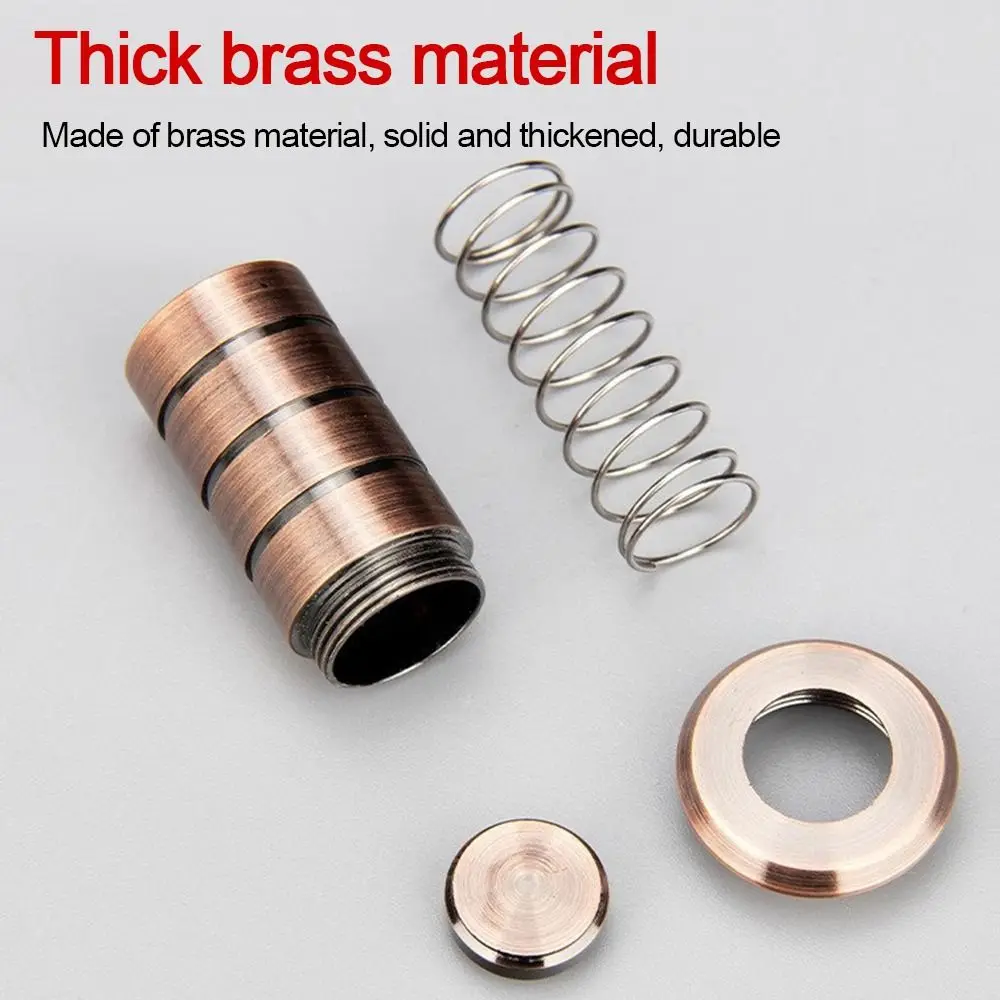 Odporna na kurz ukryta osłona rygla drzwi mosiądz miedź odporna na piasek osłona zatrzasku niewidoczne urządzenie zabezpieczające zatrzask drzwi sprzęt domowy