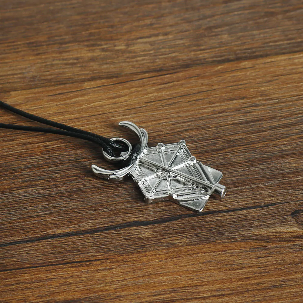 Collana con ciondolo certificato del personale sacro periferico di animazione Frieren, catena con clavicola del mago, gioielli per oggetti di scena cosplay