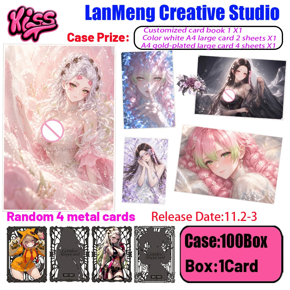 2026 New LanMeng ' Beautiful Girl Warrior's Dream of Splendor ' Series Dreams Cartoon Anime Character Collection Card Hobby Game