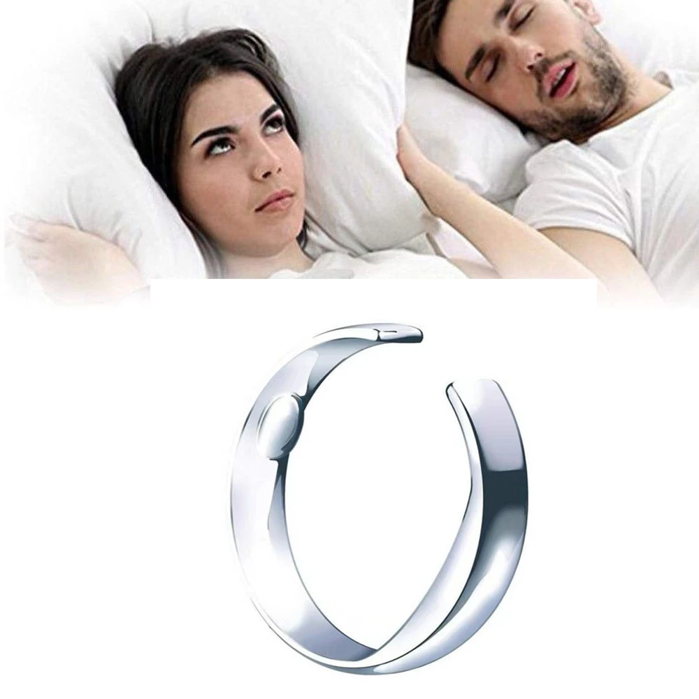 Anti Snoring Device Relieve Snoring Comfortable Open Ring Sleep Aids Acupressure Care Device Open Your Mouth Easy To Use Shiatsu