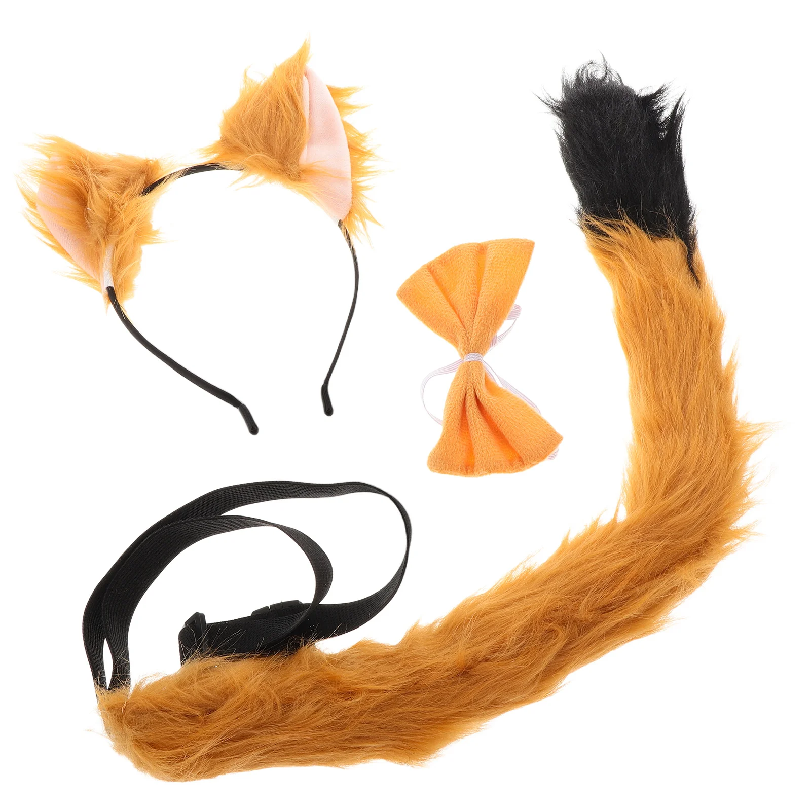 

Children's Headgear Fox Ears Costume Headband Soft Animal Fabric Halloween Cosplay Kids Ears Headbands Cute Hats