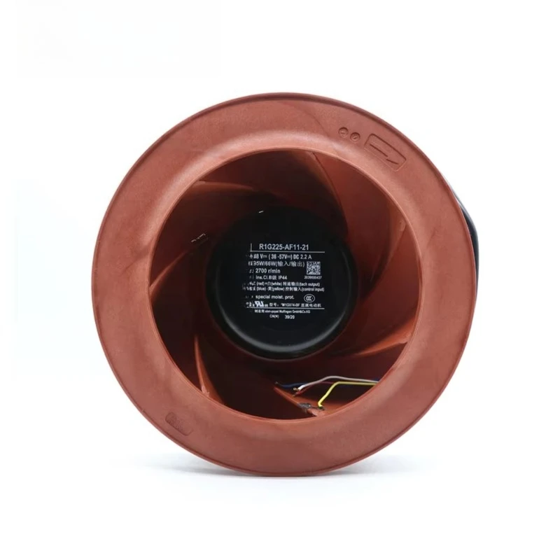 

R1G225-AF11-21 48V DC 225mm 95W 2.2A Blower Telecom Cabinet Centrifugal Cooling Fan R1G225-AF11-30