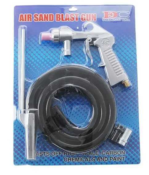 

Free Shipping HIGH QUALITY Sandblasting Gun Kit with 3 Nozzles