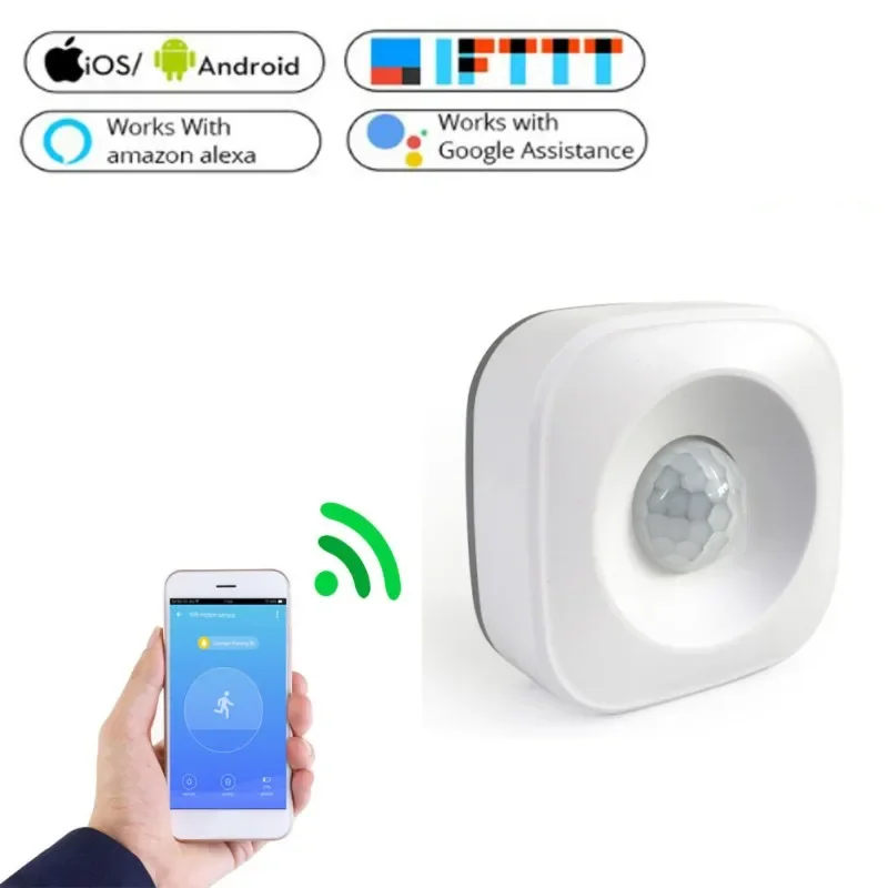 

WIFI PIR Passive Infrared Detector Motion Sensor Wireless Security Burglar Alarm Sensor Tuya APP Control Smart Home