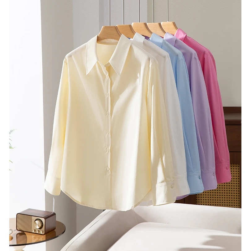 

Повседневное шикарное женское пальто с длинными рукавами и воротником-рюшами из хлопка Lenzing, цвет малиновый, CY320, осенняя мода