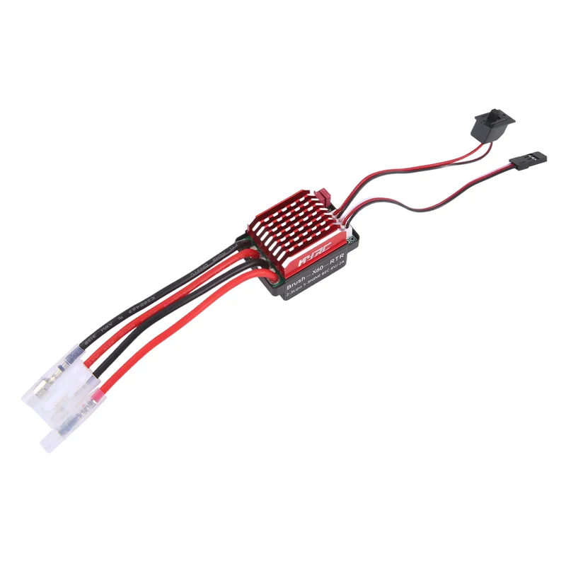 Contrôleur de vitesse ESC brossé étanche AS96-1060 60A, frein avant et frein arrière pour chenille axiale 1/10 RC Scx10 Trx4