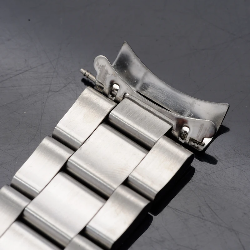 Solid for Jubilee Oyster Bracelet Arc End Stainless Steel Strap for Rolex Watchband 18/19/20/21/22/24mm