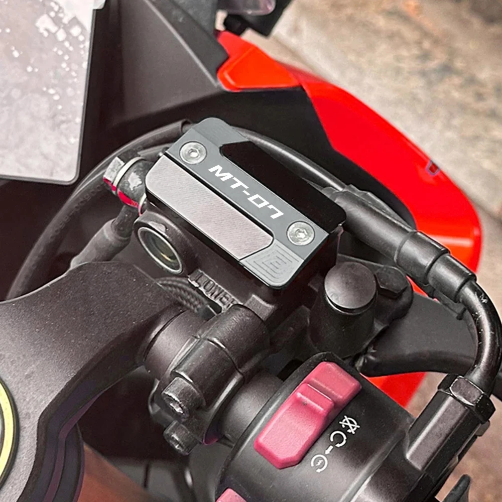 New Fit For Yamaha MT07 MT-07 MT 07 2014-2026 Motorcycle Accessories CNC Front Brake Fluid Cylinder Master Reservoir Cover Cap