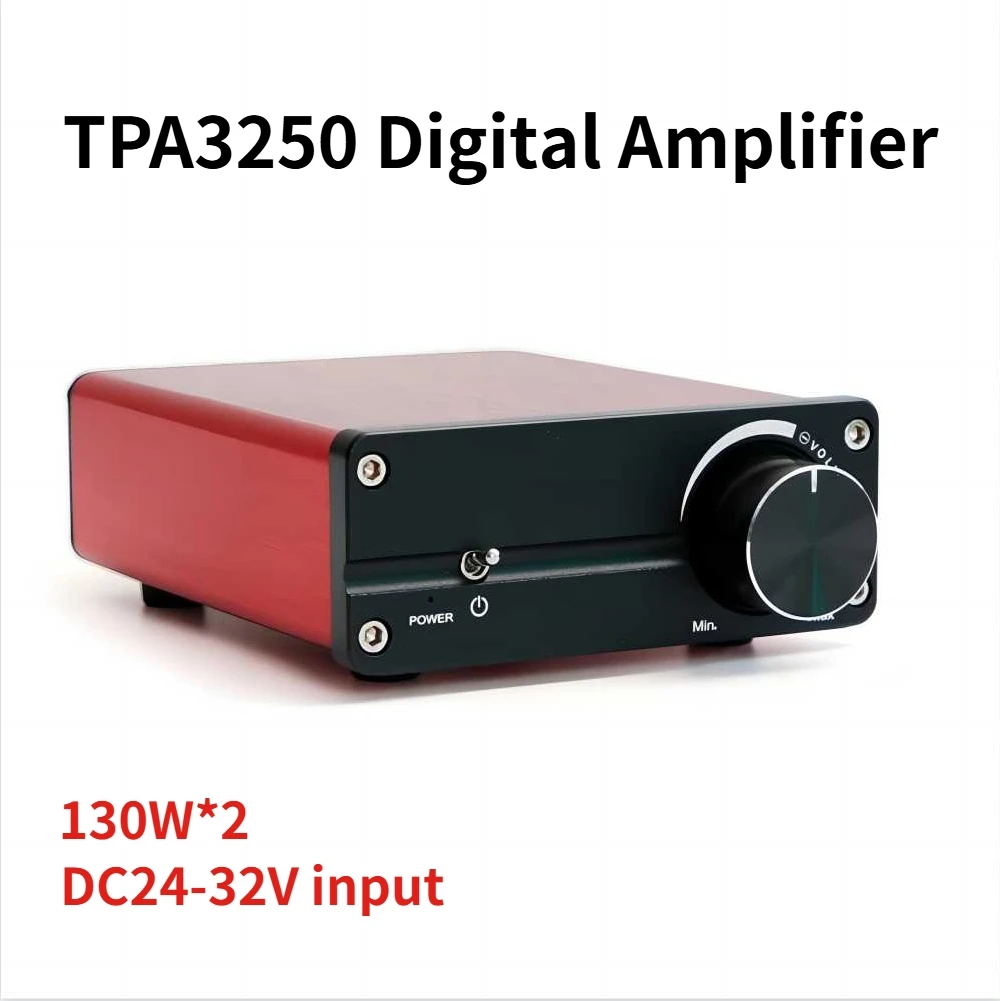 TPA3250 Hifi Sound Amplifier Class D Amplifier Audio 130W +130W Power Digital Amplifiers For Speaker DC24-32V 2 Channels amp