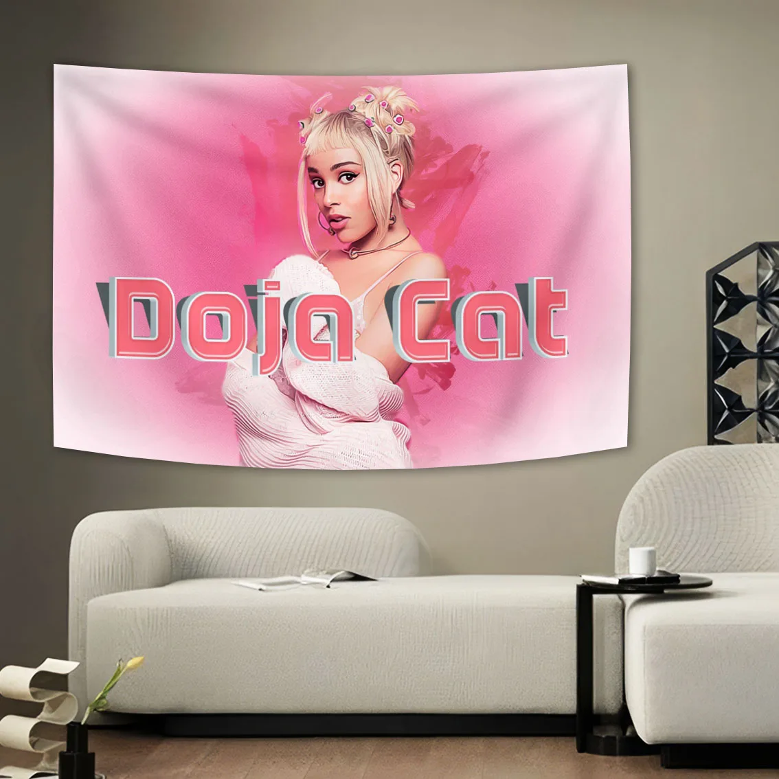 Famous Music Star Dojas Cats Ctrl Singer Poster HD Tapestry Banner Flag Vintage Wall Art Picture Living Room Home Decor