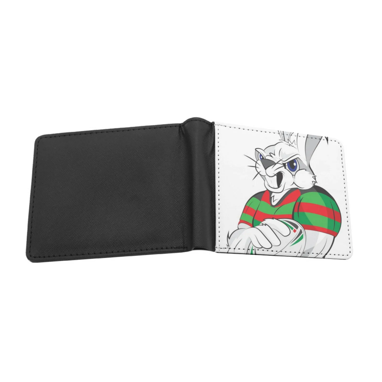 South Sydney Rabbitohs Australian Professional Rugby League Team Men Women Pu Leather Wallet Credit Card Holder Wallet Short