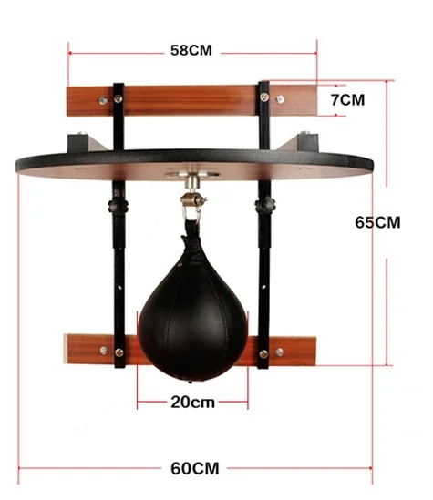 heavy thick wood boxing platform adjustable reflex speed ball punching bag boxing speed training ball platforms