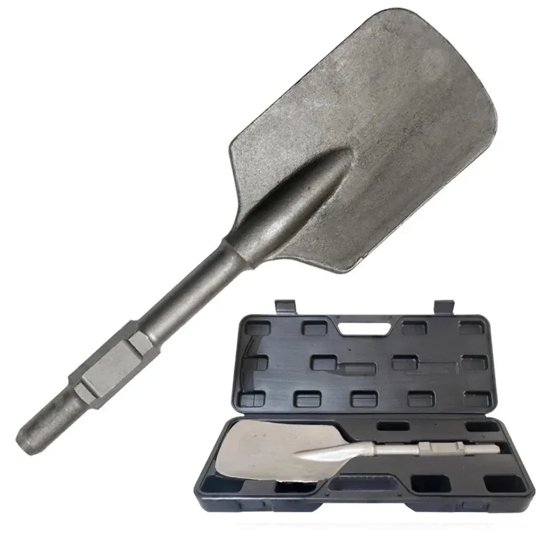 1PC 65A Electric Hammer Chise Concrete Chisel Bit Hexagonal Handle Demolition Hammer Replacement Pick Head Chisel Breaker Chisel