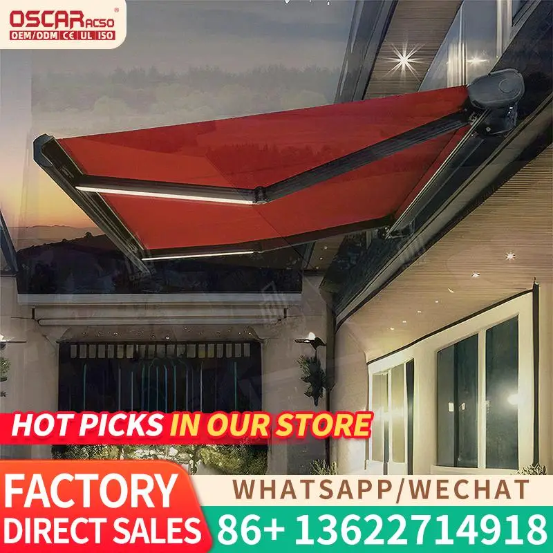 

Retractable aluminum gazebo roof balcony awnings from Chinese supplier retractable awning