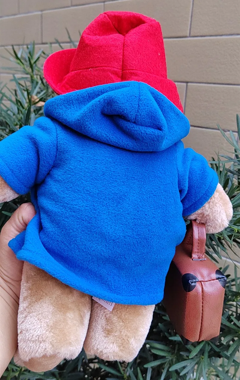 1Piece London Paddington Bear Plush Toy Doll 35cm Cute Baby Gift High Quality