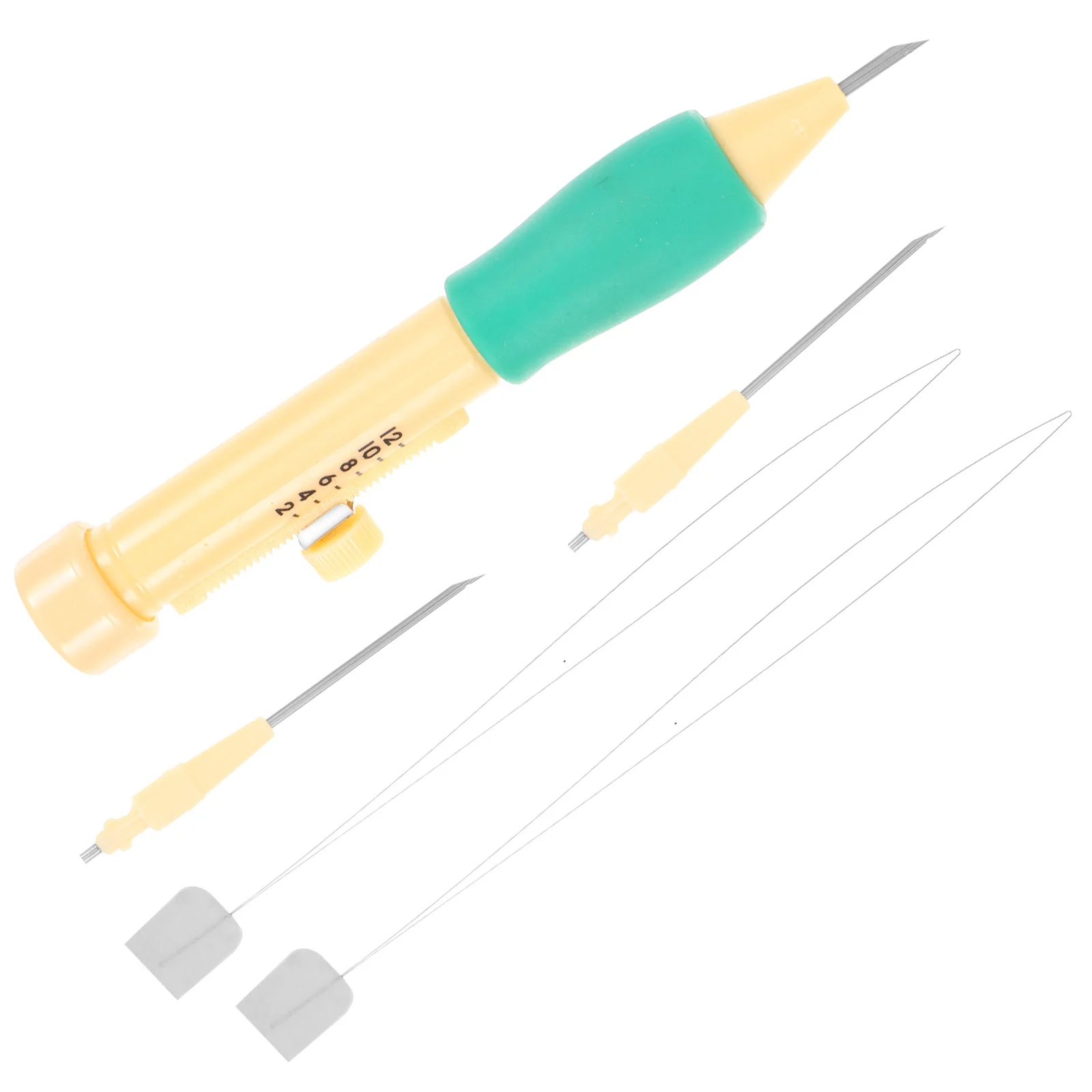 

1Set DIY Punch Needle Set Embroidery Tool Comfortable Lightweight for Sewing Wool Yarn Fabric Crafts Needlework Beginners