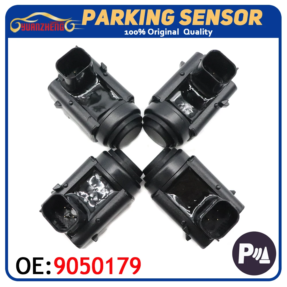 

Set of 4 Car Assist PDC Parking Sensor Bumper Reverse Assist 9050179 For Cadillac 905-0179 2L1T15K859AA