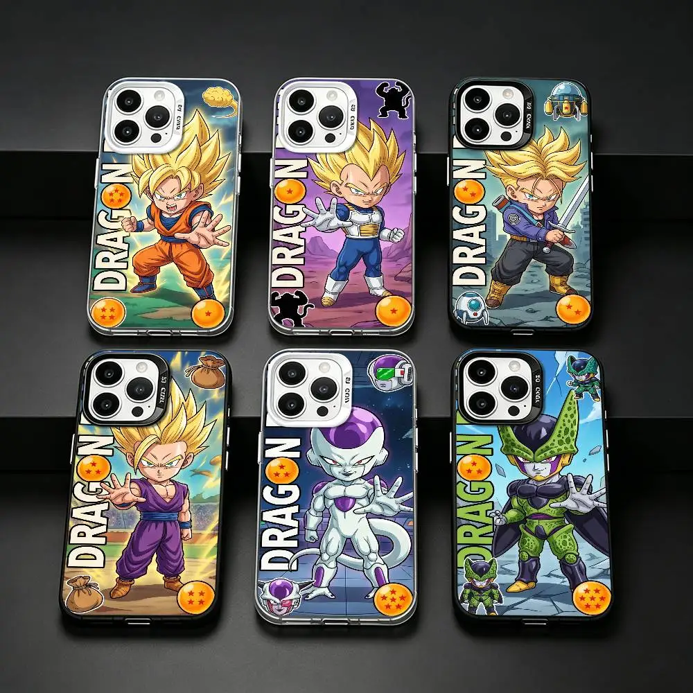 Funda Protectora con Diseño de Goku de Dragon Ball Z para iPhone 17 16 15 14 13 12 11 Pro Max Plus Mini