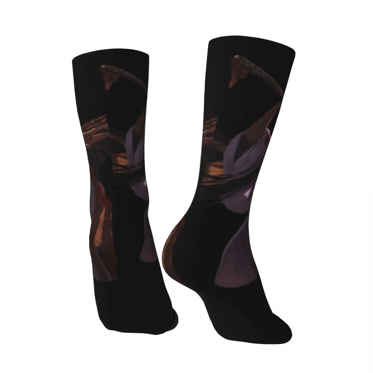 Hip Hop Retro Unohana Bankai Essential1 Crazy Men's compression Socks Unisex Shinigami, Japanese anime Harajuku Crew Sock Boys