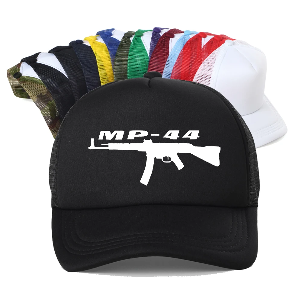 

MP44 STG 44 Gun Baseball Cap Men Cool Hip Hop Summer Outdoor Tactical Dad Hat casual mesh trucker caps